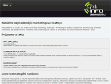 Tablet Screenshot of infodomobilu.cz